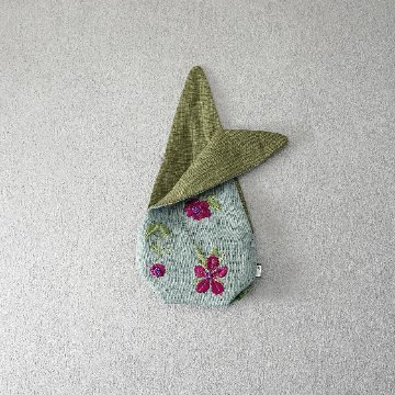茶器袋　大津型53　花刺繍の画像