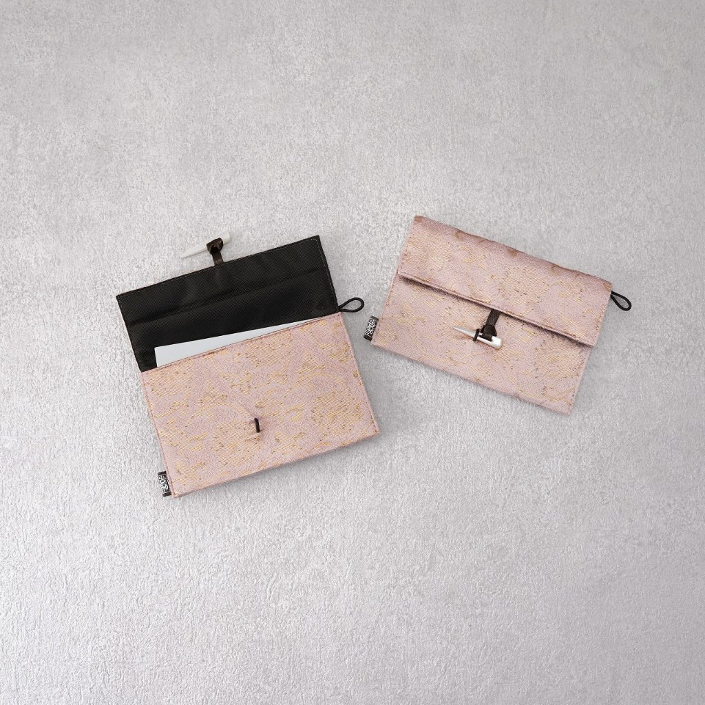 小茶巾入れ 26牡丹唐草　ピンクの画像