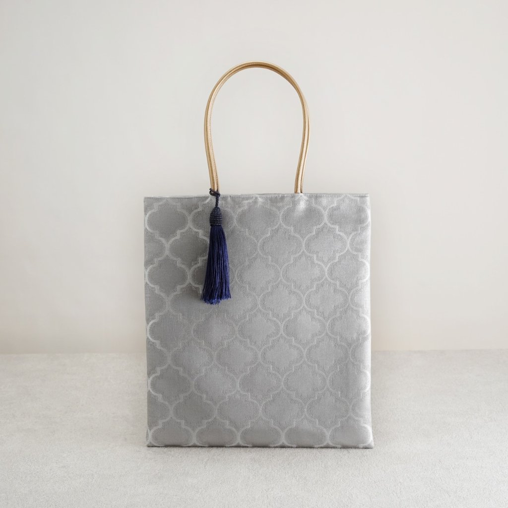 縦長茶礼袋112　モロッカン　シルバーの画像