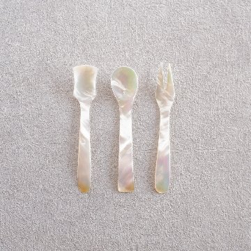 白蝶貝カトラリー（箱なし）の画像