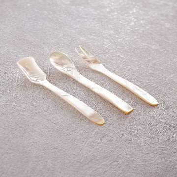 白蝶貝カトラリー（箱なし）の画像