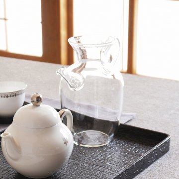 嘉門工藝オリジナル　ガラス茶海の画像