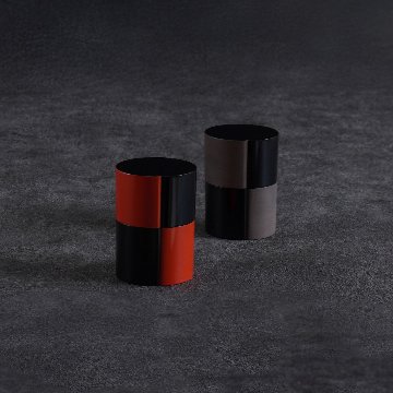 市松中次　朱黒の画像