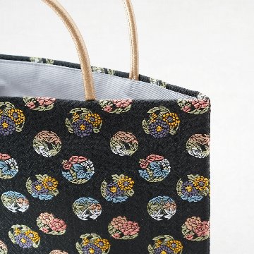 茶礼袋118　西陣織　桧垣地花の丸紋の画像