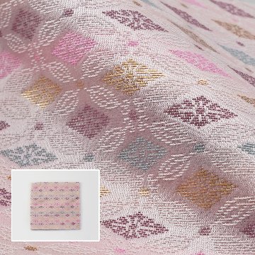古帛紗57　桃小葵の画像