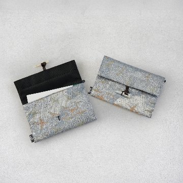 小茶巾入れ43　西陣織　群鶴文の画像