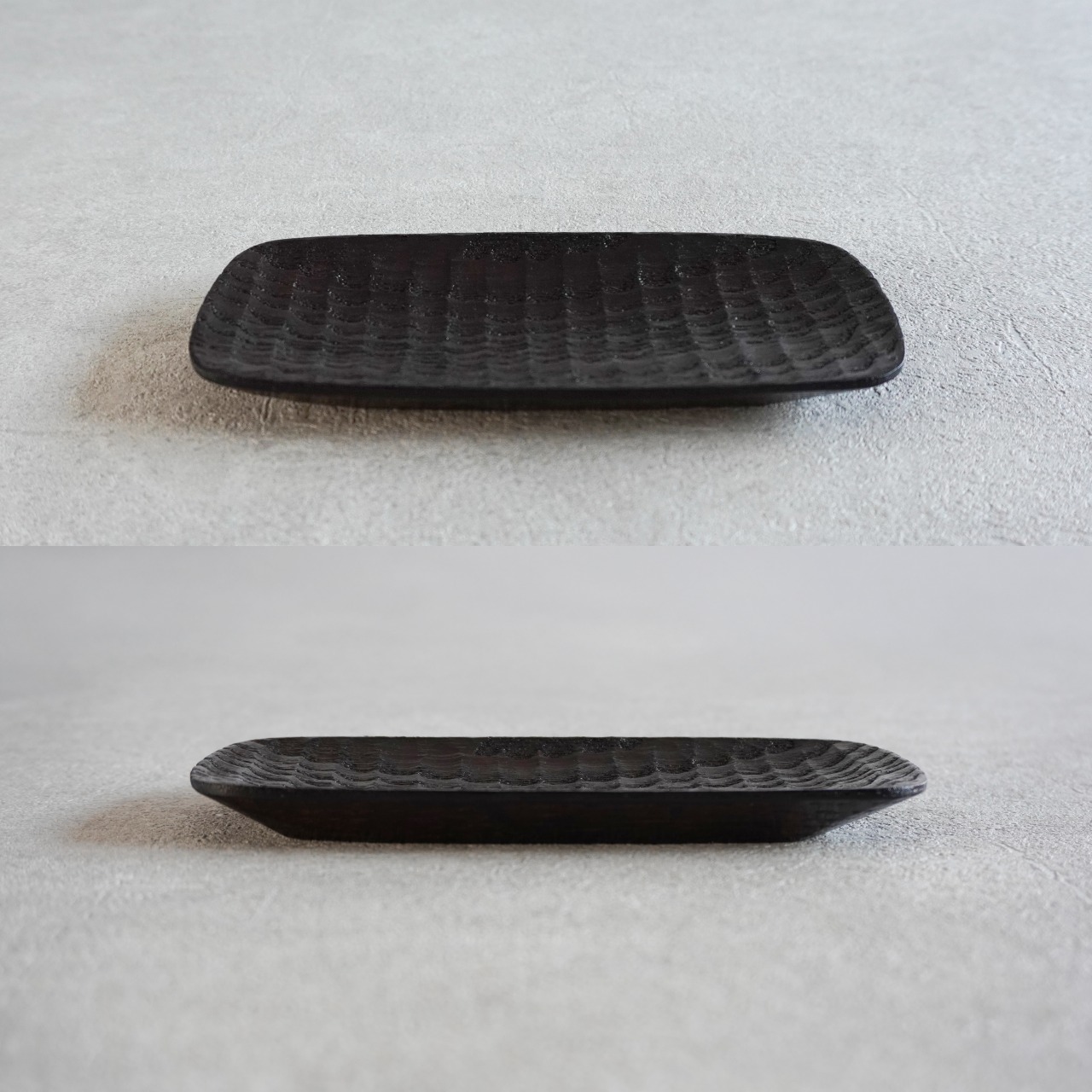 沢栗角皿の画像