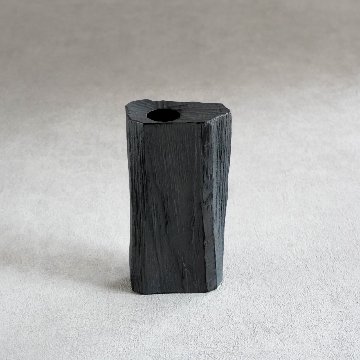 銀彩鉈削掛花入の画像