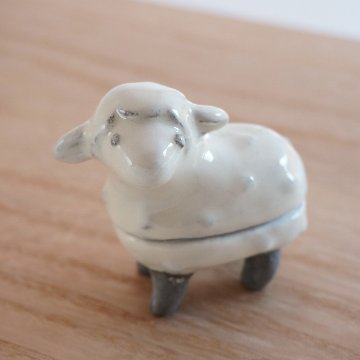 三原嘉子　仔羊の香合の画像