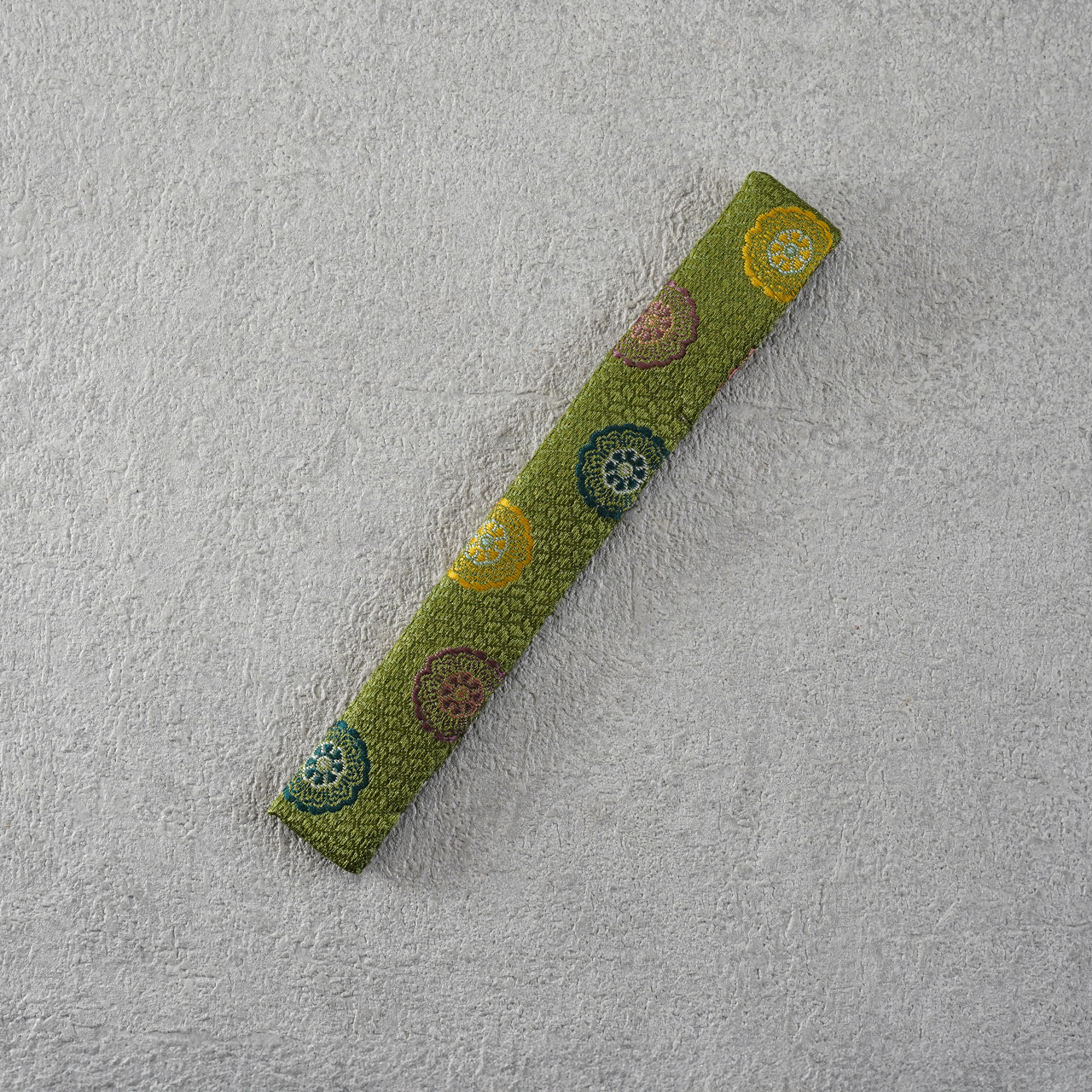 茶杓袋S・M(15cm用)41　西陣織　有職丸紋の画像