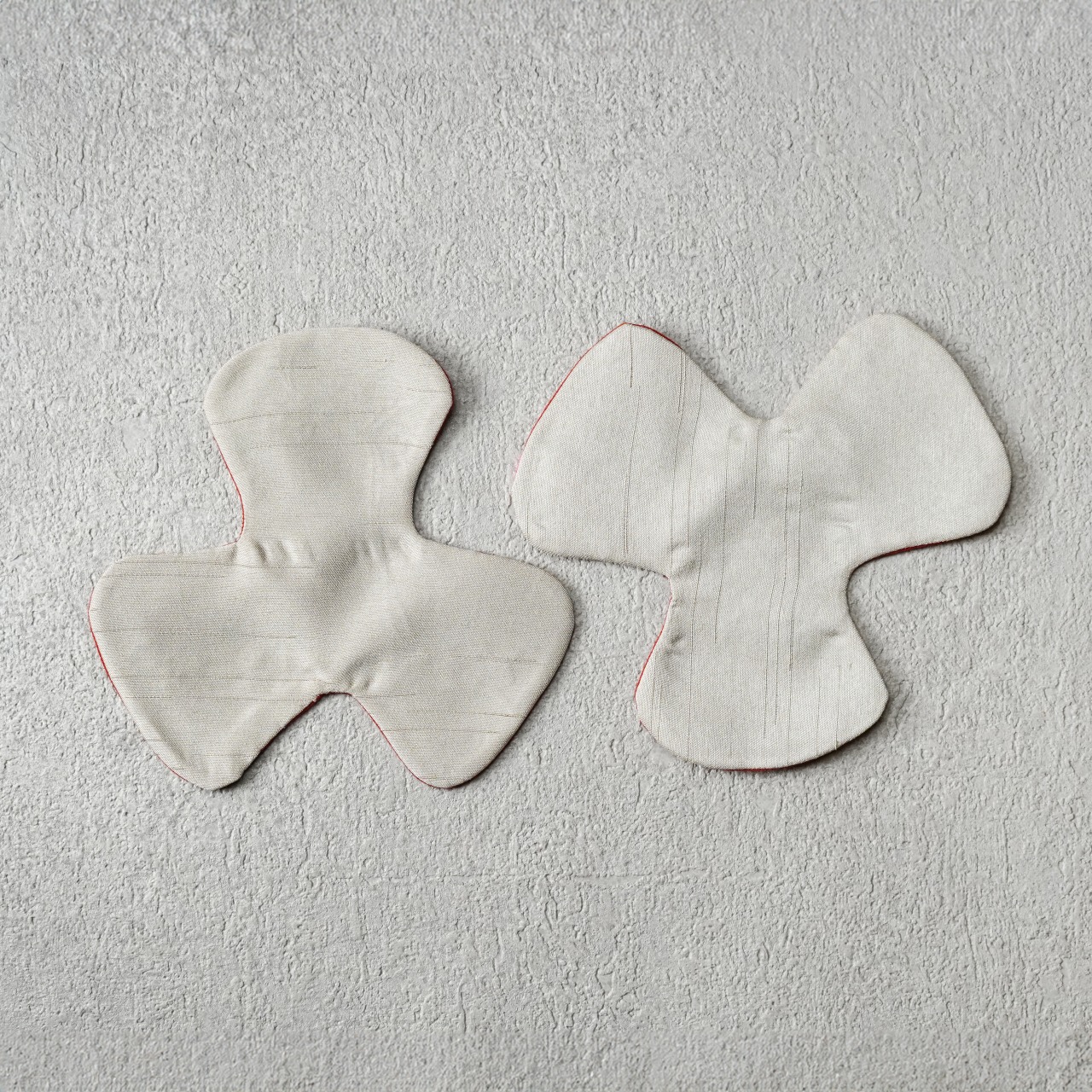 へだてS302　ミャンマー手織　小花×小花の画像