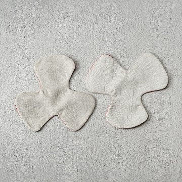 へだてS302　ミャンマー手織　小花×小花の画像
