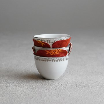 へだてS302　ミャンマー手織　小花×小花の画像