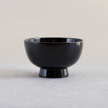 根来合鹿椀　黒4.8寸の画像
