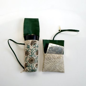 茶巾箱袋・茶筅筒袋のセット画像