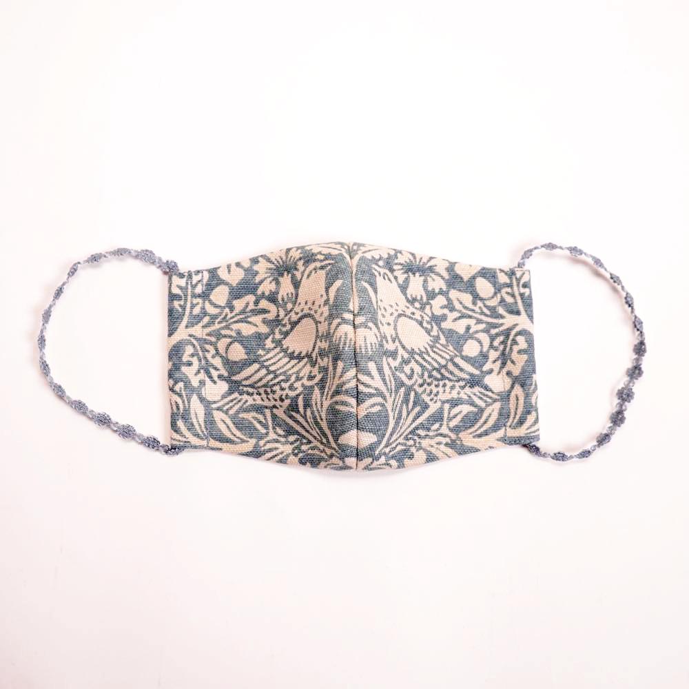 茶礼マスク（イギリス生地）+紙小茶巾セット　画像