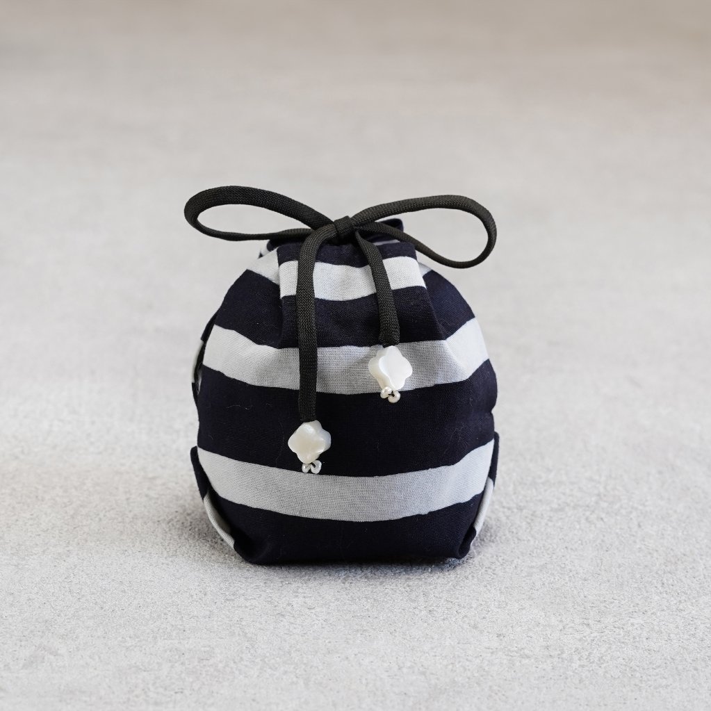 茶器袋 巾着型08　インド型押し更紗の画像