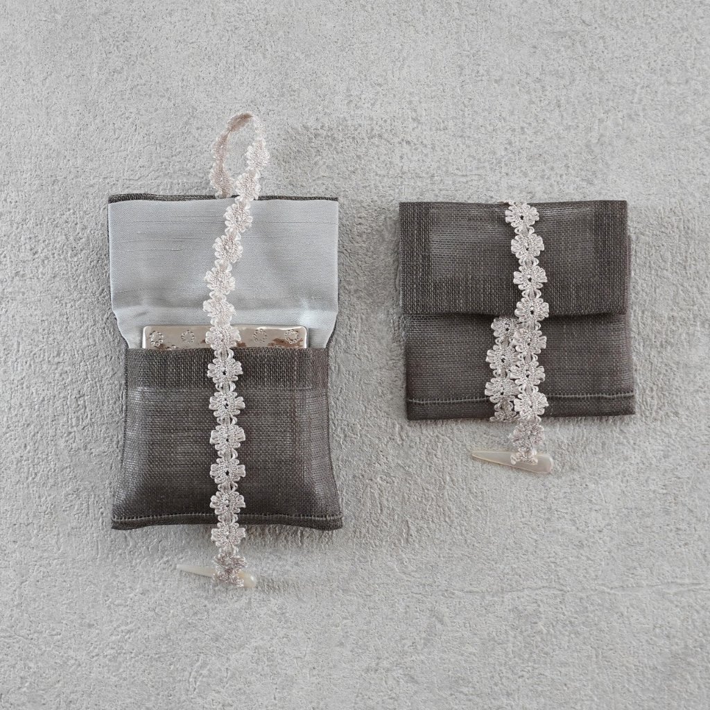 茶巾箱袋02　ベルギーリネンの画像