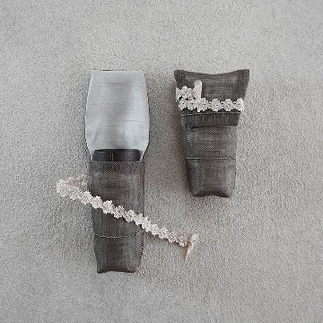 茶筅筒袋02　ベルギーリネンの画像