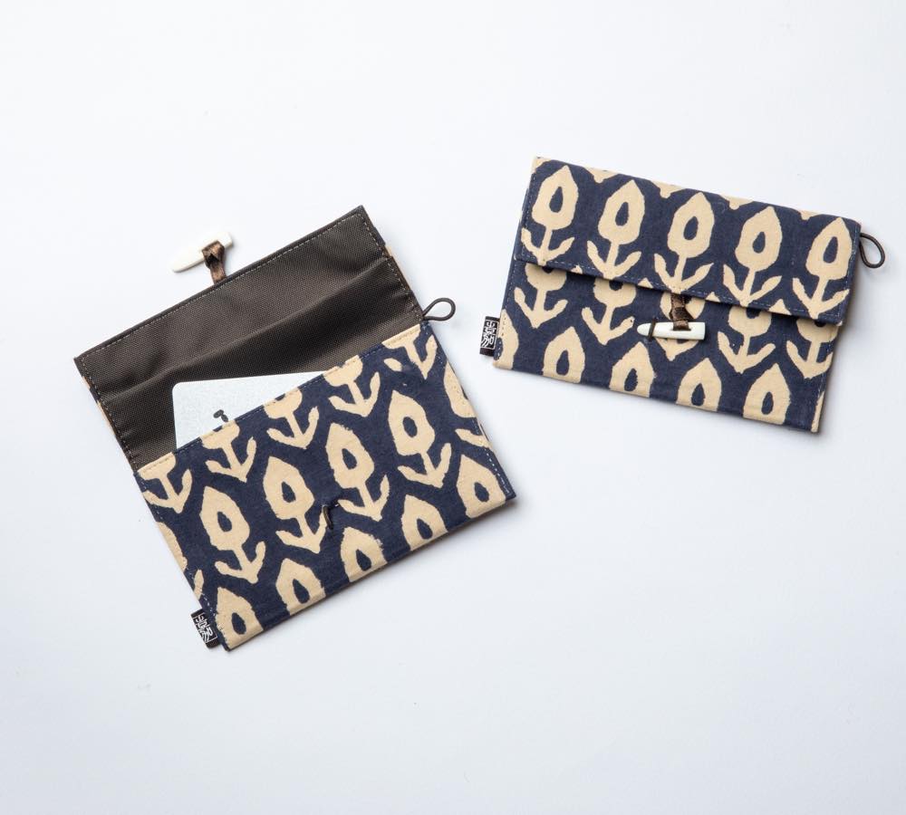 小茶巾入れ 08インド型押し更紗の画像