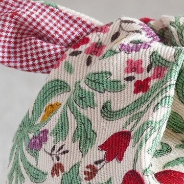 茶器袋　大津型16 花コットンの画像