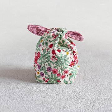 茶器袋　大津型16 花コットンの画像