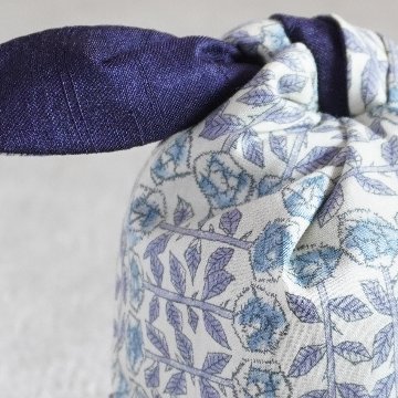 茶器袋　大津型17　リバティ　ブルーの画像