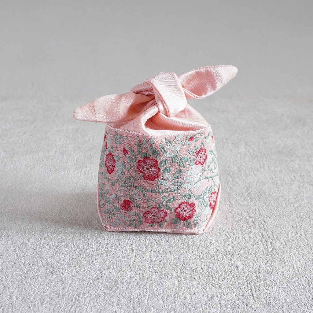 茶器袋　大津型19 チロリアンテープ　花の画像