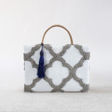 茶礼袋27　NY　Mood Fabrics　モロッカン白茶の画像