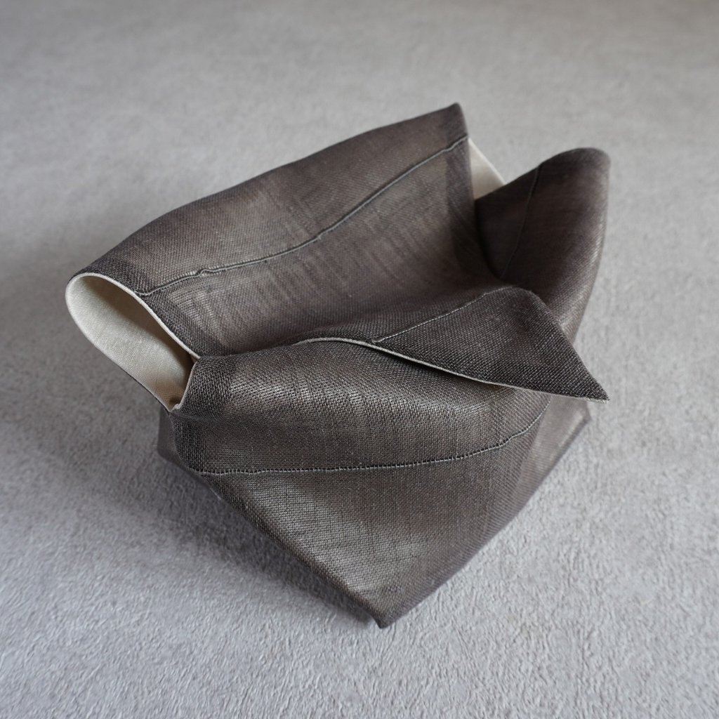 茶碗袋L 111ベルギーリネンの画像