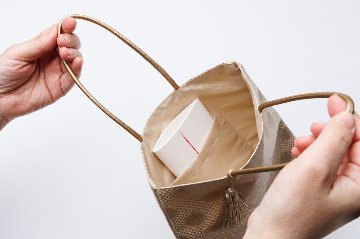 縦型茶礼袋（福寿）タッセル付き画像