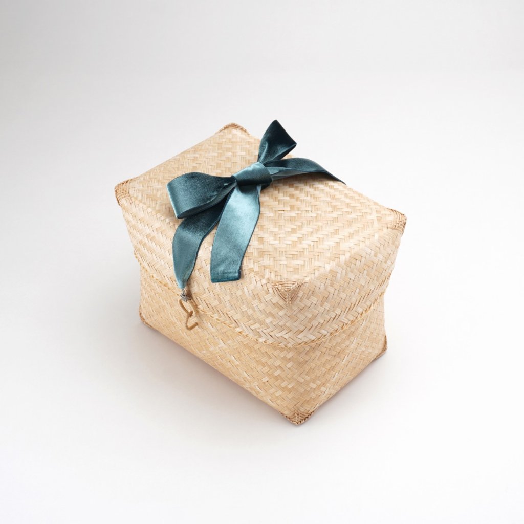 旅持ち茶籠「きららM(ナチュラル)」の画像