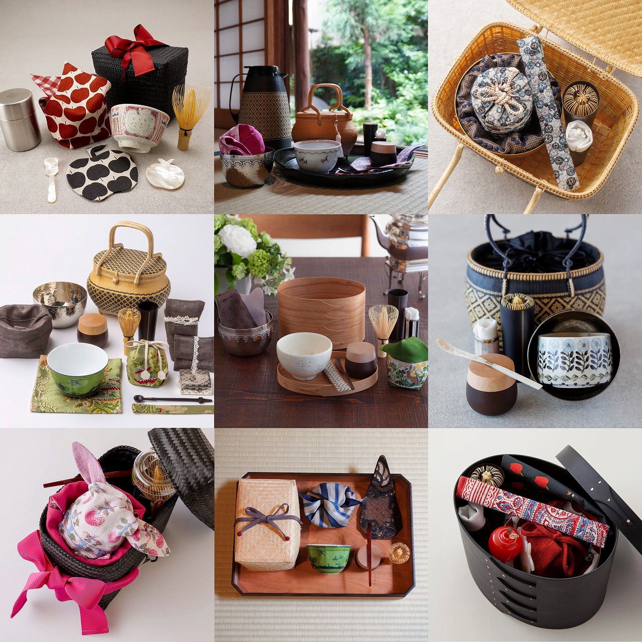 嘉門工藝の茶籠・茶箱