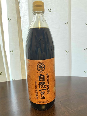 丸秀醤油　自然一醤油900mlの画像
