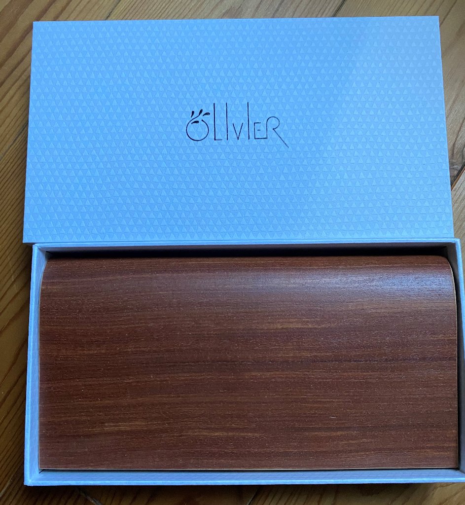 OLIVIER　長財布　ナチュラル＆カリンの画像