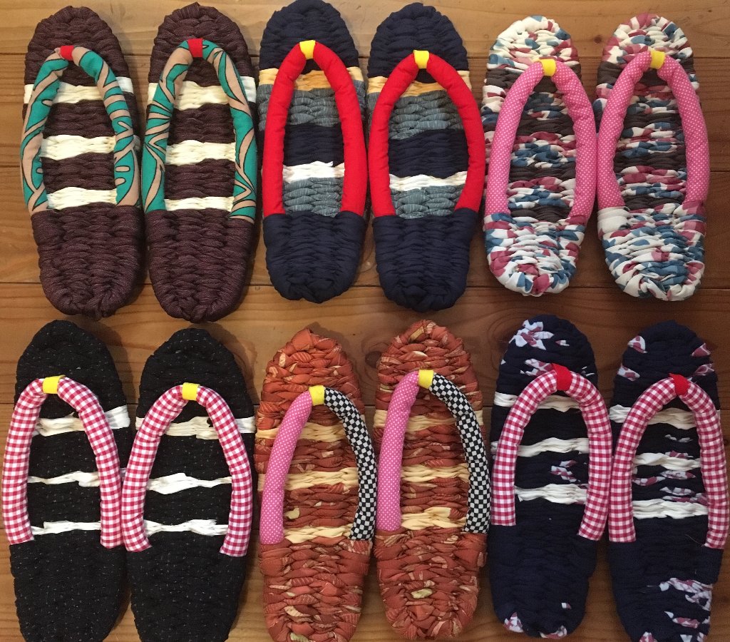 手作り布草履 の画像