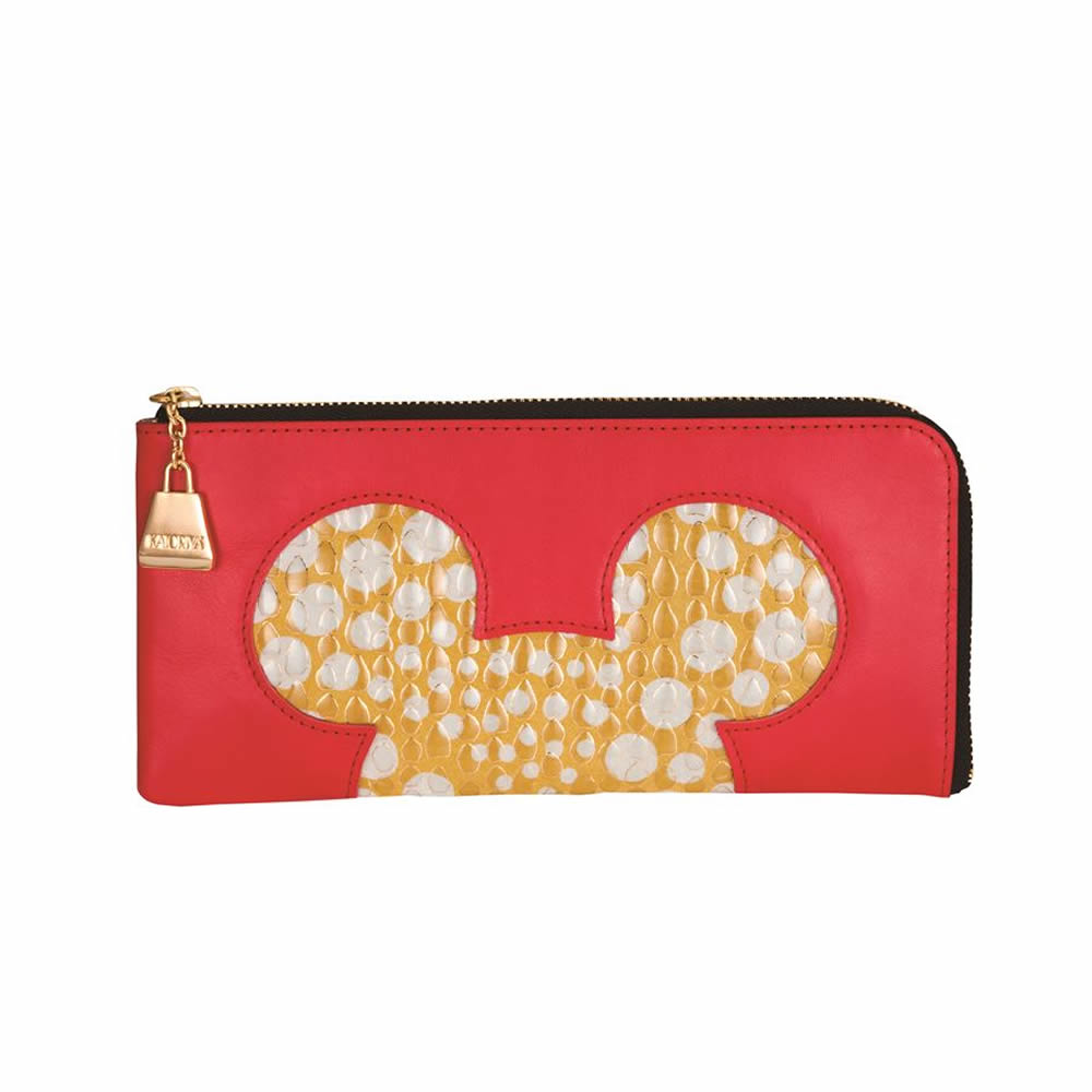 ディズニー　JAL 革製トランク　レザー　アンティーク　ミッキーマウス JAL×Disney 抽プレ品☆非売品 レザーアンティークトランク