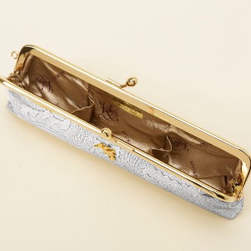 ペイズリー 横長小銭入れの画像