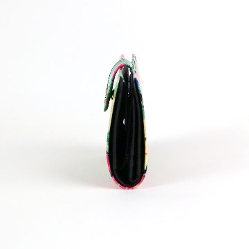 牛革エナメル加工 二つ折れ財布の画像