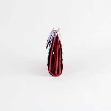 牛革エナメル加工 二つ折れ財布の画像