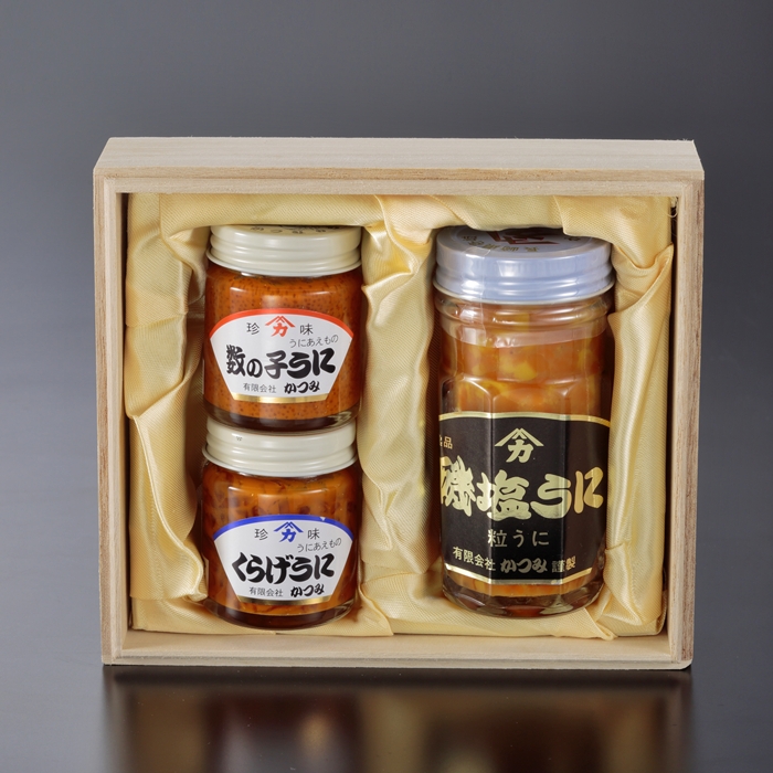 うにあえもの・数の子うにやくらげうにのご紹介｜壱岐かつみのうに