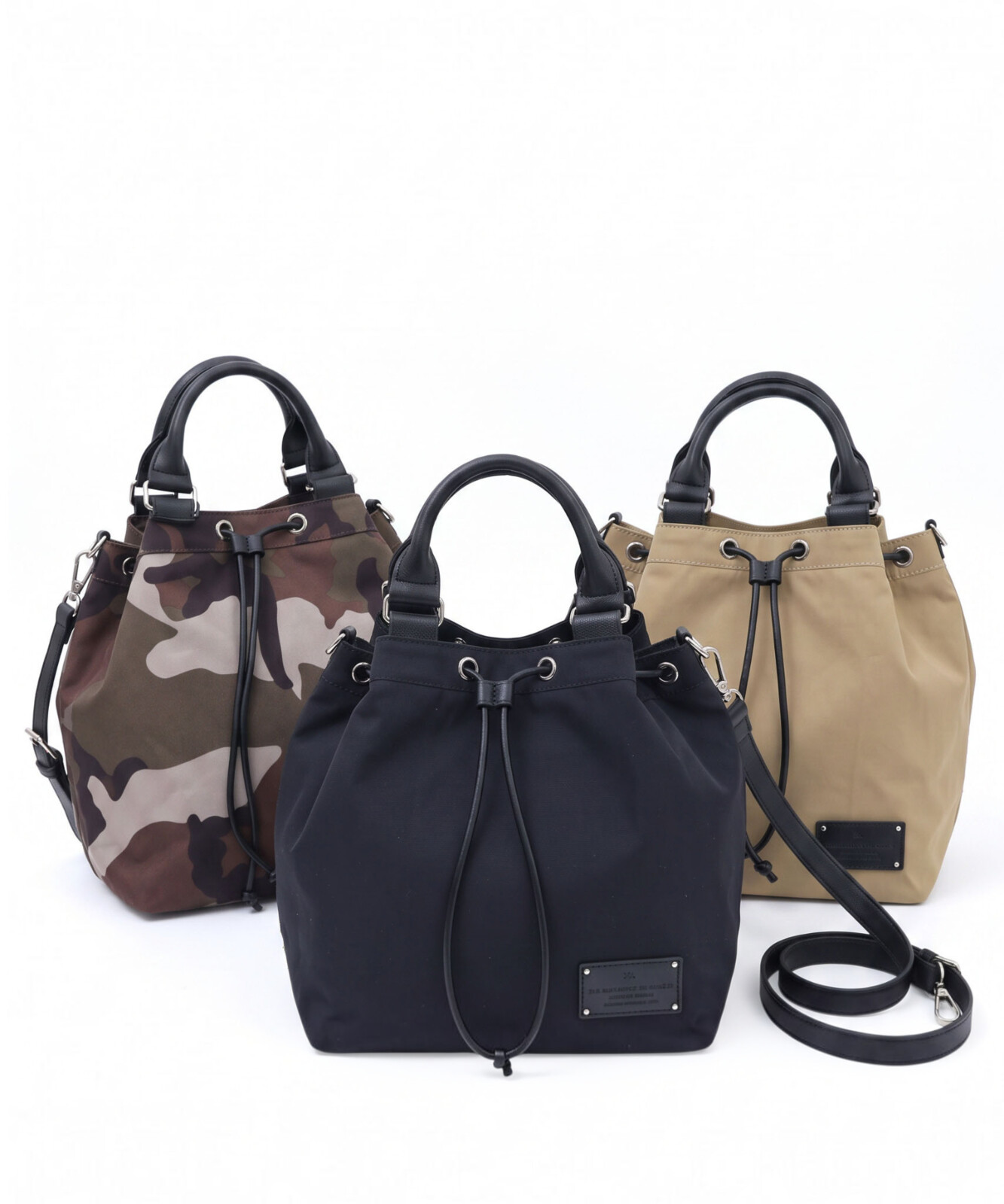 NYLON DRAWSTRING 2WAY TOTE BAG/A4対応の画像