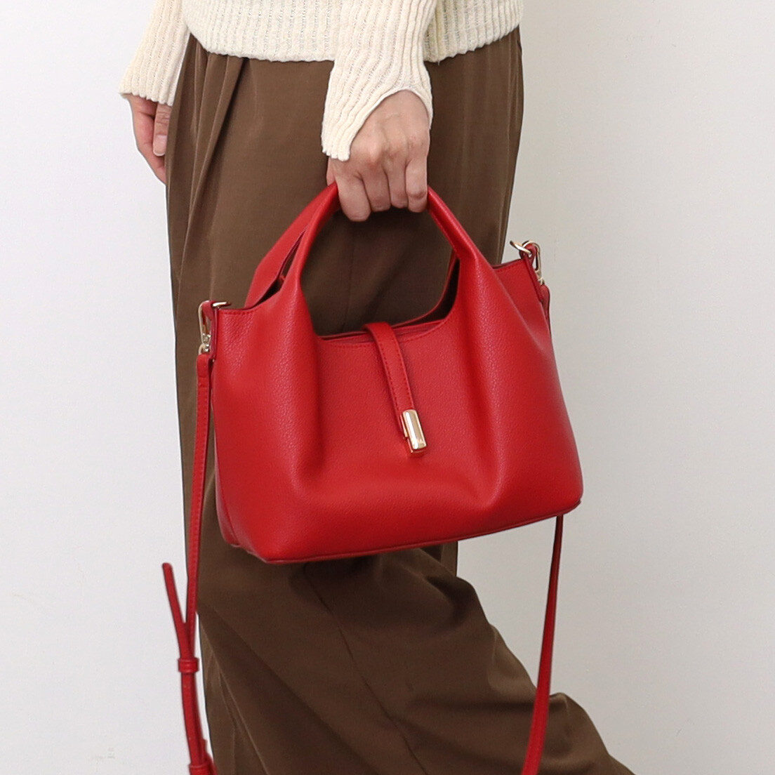 2WAY MINI TOTE BAG w/ POUCHの画像