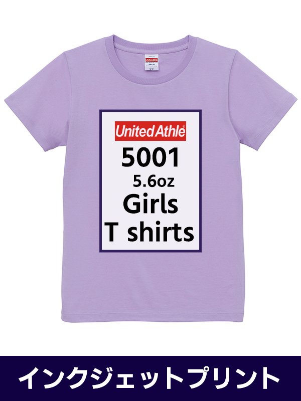 【Girl】 UniteAthle5001 / 5.6ozTシャツ画像