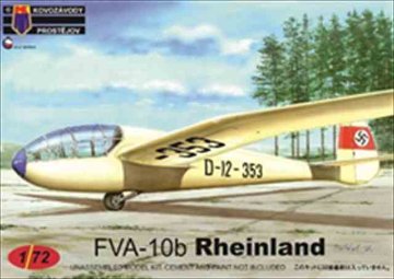 KPモデルス 1/72 FVA-10b ラインランド グライダー プラモデル KP0153の画像