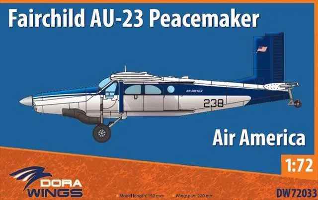 ドラウィングス 1/72 フェアチャイルド AU-23ピースメーカー プラモデル DWS72033の画像