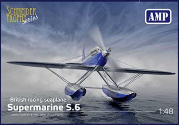 AMP 1/48 英・スーパーマリン S.6 シュナイダー レーサー機 プラモデル AMP48025の画像