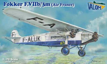 バロム 1/72 フォッカーF.VIIb/3m3発機AirFranceフランス航空 プラモデル VALOM72171の画像