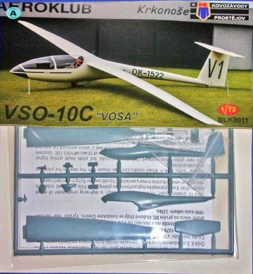 KPモデル 1/72 オリカン VSO-10C グライダー プラモデル BLK0011の画像