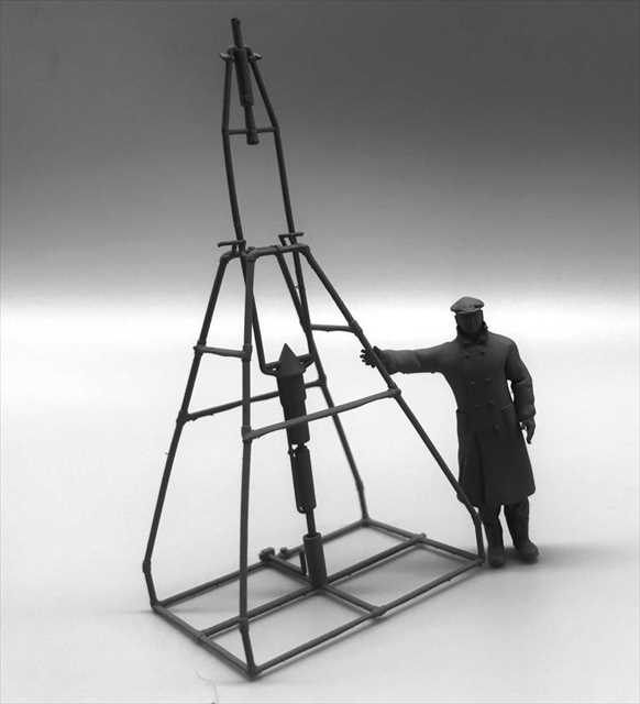 AIM-HW 1/72 ゴダート・世界初の液体プロペラロケット レジンキット 72004 の画像